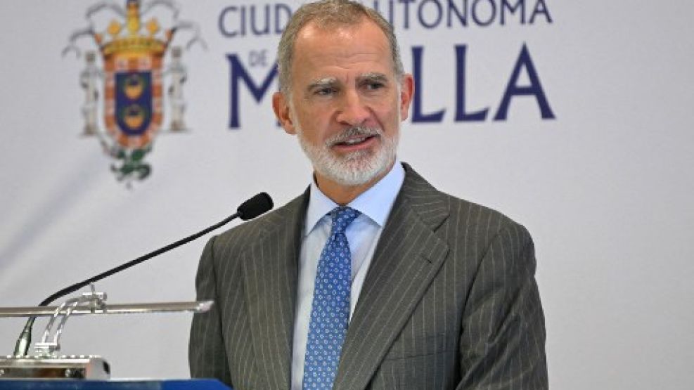 El rey de España, Felipe VI.