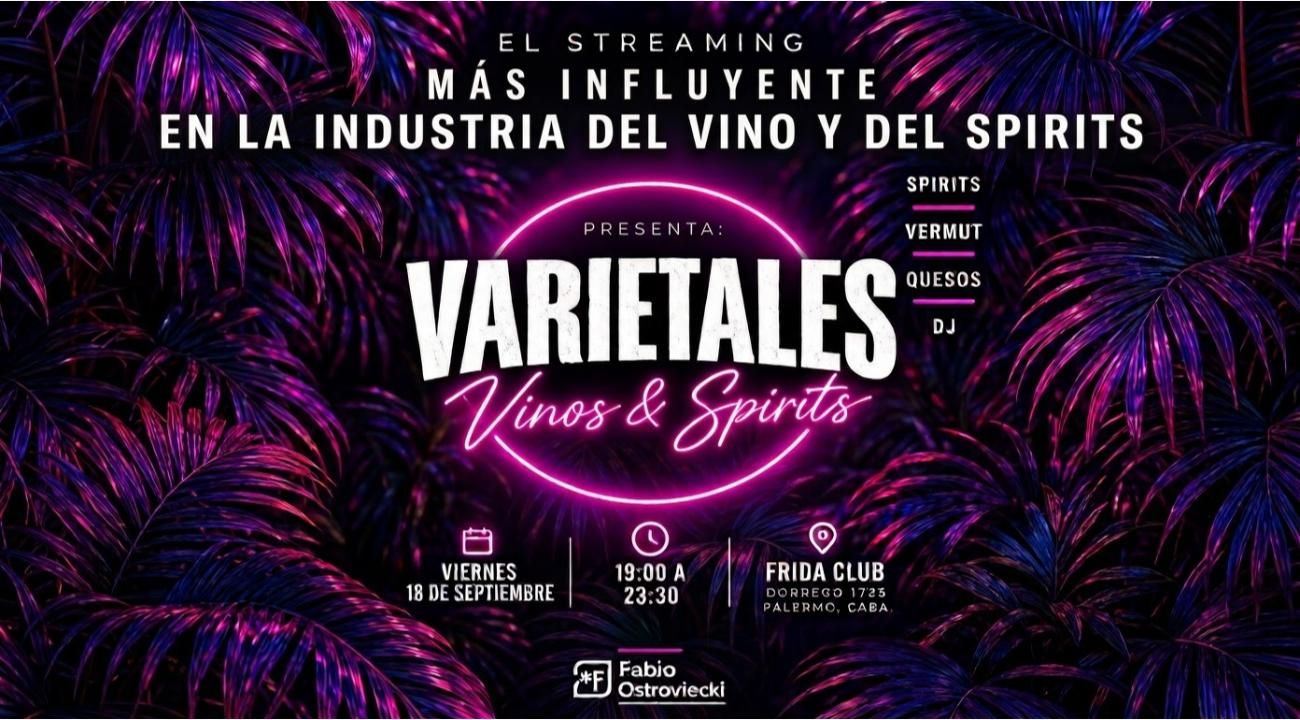 Fabio Ostroviecki logro con @Fabio.ostro.ok ser el streming mas influyente en el mundo del vino argentino
