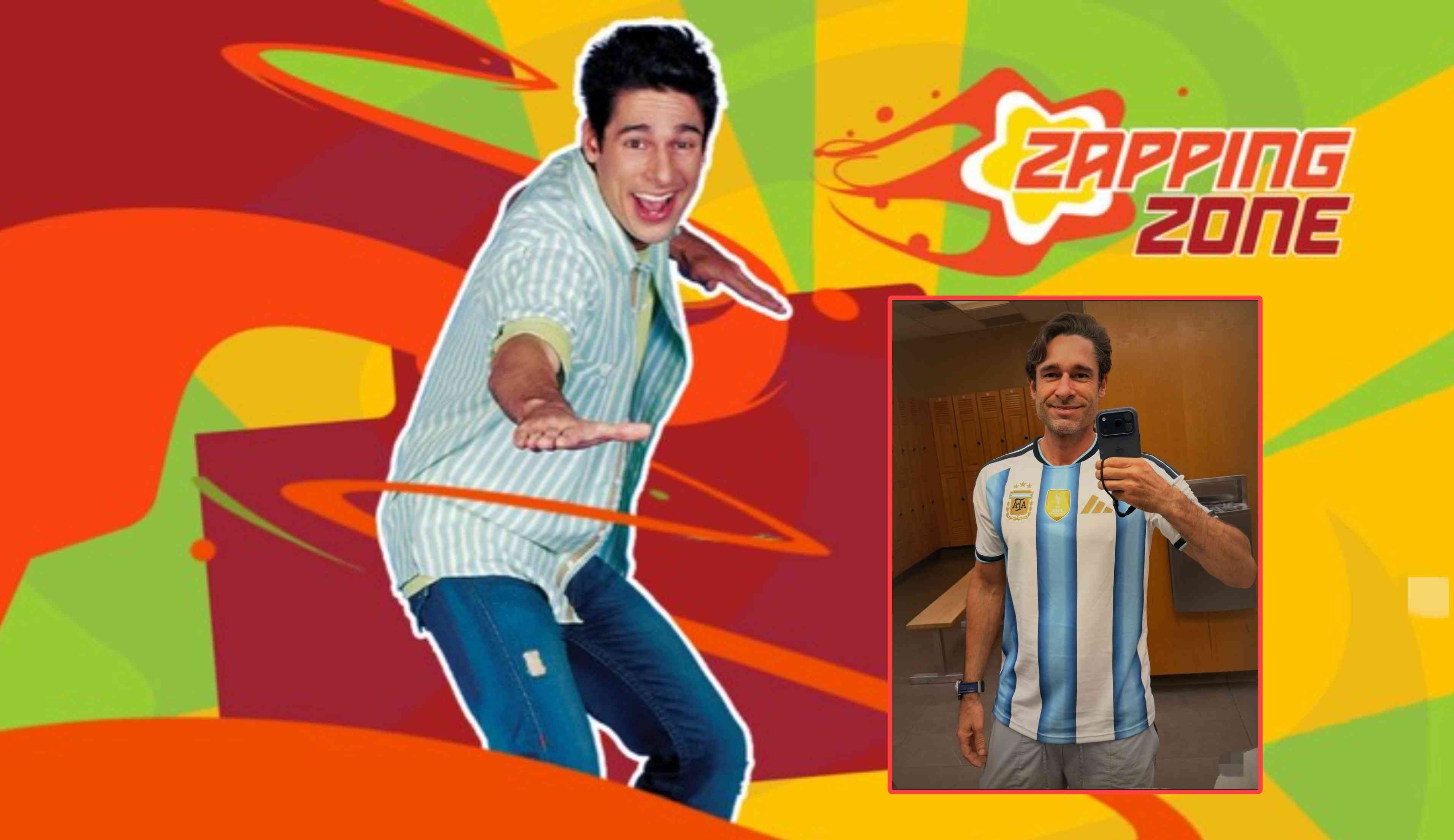 Rafa Baronesi, como conductor de Zapping Zone (Brasil);y con casaca argentina en el Mundial 2026. 