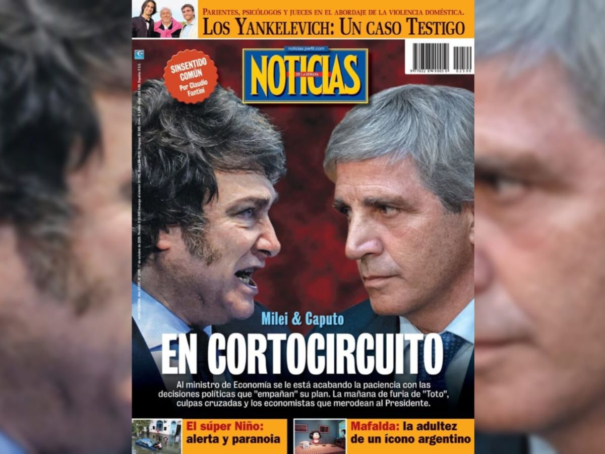 Milei y Caputo en cortocircuito