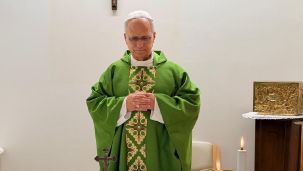 A las 12:00 horas de hoy, 16 de octubre, el Papa León XIV ha celebrado la Santa Misa en la sala habilitada en la décima planta del Policlínico Gemelli.