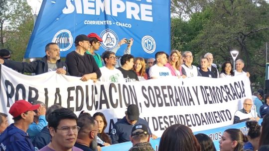 Marcha universitaria en Chaco: reclamaron fondos y alertaron por la situación docente