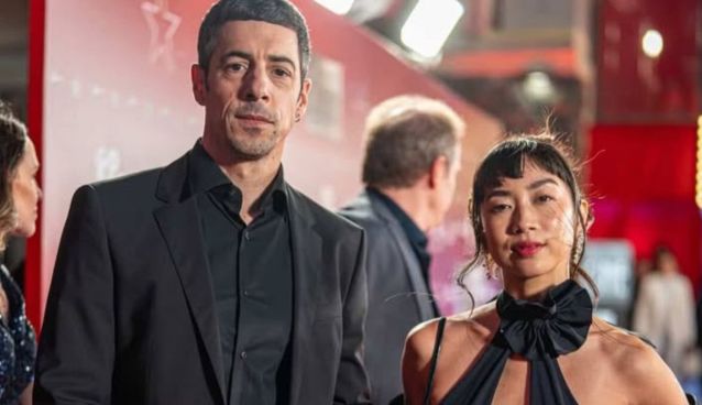 Débora Nishimoto y Esteban Lamothe