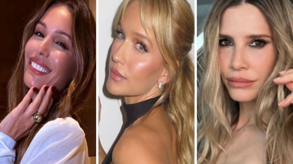 Pampita, Brenda Gandini y Guillermina Valdes