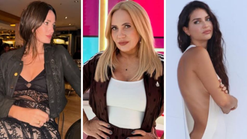 Zaira Nara, Nora Colosimo y Paula Chaves