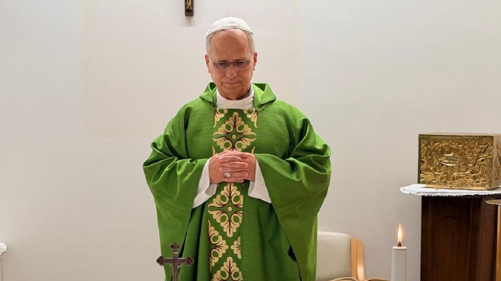 A las 12:00 horas de hoy, 16 de octubre, el Papa León XIV ha celebrado la Santa Misa en la sala habilitada en la décima planta del Policlínico Gemelli.