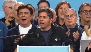 Axel Kicillof en el acto por el 17 de octubre 