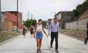 Mayra Mendoza y Gabriel Katopodis