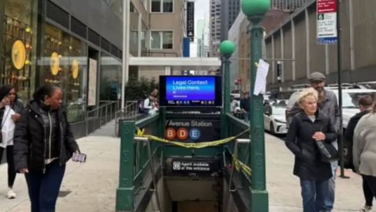 Asesinaron a un hombre a tiros en el subte de Nueva York tras una discusión en un andén de Manhattan