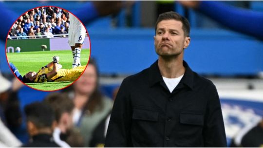 "Salió del estadio consciente": Xabi Alonso confirmó que Dibu Martínez fue hospitalizado