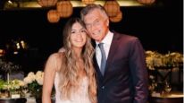 Mauricio Macri junto a su hija Antonia