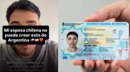 Chilena queda sorprendida porque DNI argentino de su hijo tiene las estrellas mundialistas