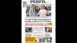 La tapa del Diario PERFIL del domingo 18 de octubre de 2026
