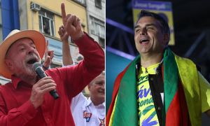 Lula y Flávio Bolsonaro se enfrentan en un primer debate televisivo 