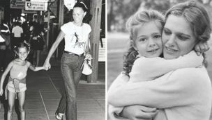 Recuerdos del día de la Madre: a la izquierda, Denise Dumas y su mama, Renee. A la derecha, Ginette Reynal y su mama, Juana.