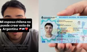 Chilena queda sorprendida porque DNI argentino de su hijo tiene las estrellas mundialistas