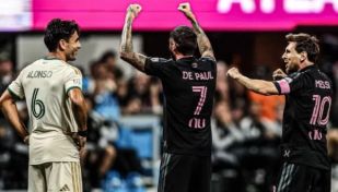 Messi y De Paul vs Junior Alonso