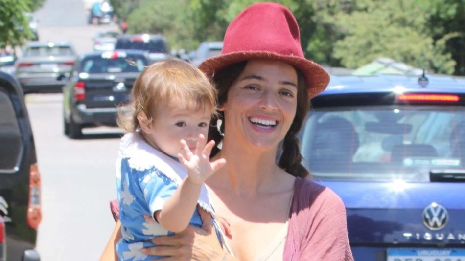 Calu Rivero y su hija Bee