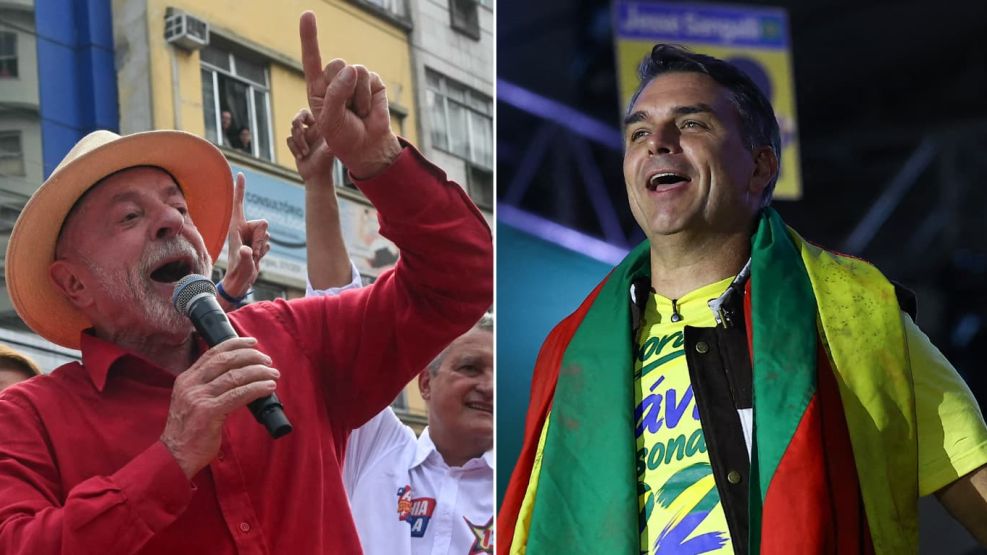 Lula y Flávio Bolsonaro se enfrentan en un primer debate televisivo 