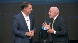 Flavio Bolsonaro y Lula Da Silva
