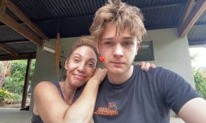 Ernestina Pais y su hijo, Benicio Guyot