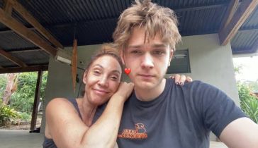 Ernestina Pais y su hijo, Benicio Guyot