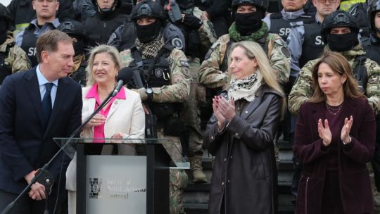 Karina Milei en Devoto: un discurso de menos de dos minutos, sin preguntas y con la transmisión oficial cortada
