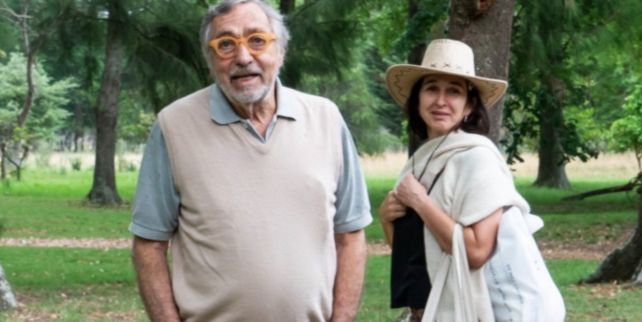 Saula Benavente y Luis Brandoni