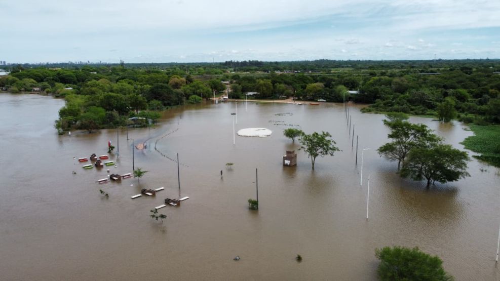 Crecida del río en Chaco