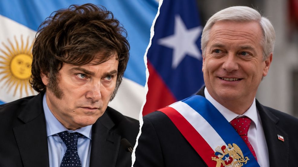 Javier Milei y José Antonio Kast