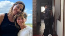 Jimena Barón y su hijo Morrison