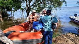 crecida del río paraná paso de la patria