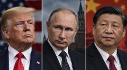 Trump, Putin y Xi Jinping