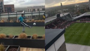 Pelota de Rugby en Liverpool Brentford