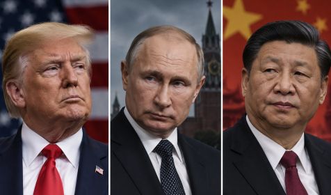 Trump, Putin y Xi Jinping