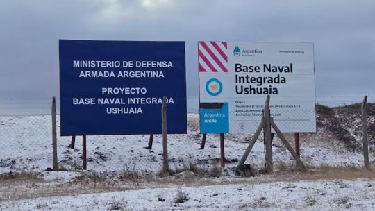 Más de $7.600 millones de presupuesto para la base naval de Ushuaia: Defensa abrió la licitación