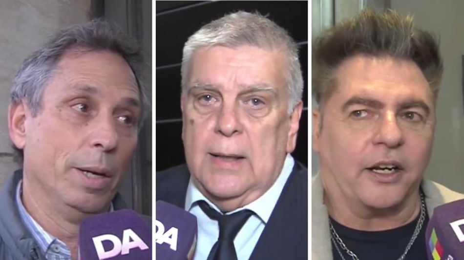 Daniel Ambrosino, Luis Ventura y Damián Rojo