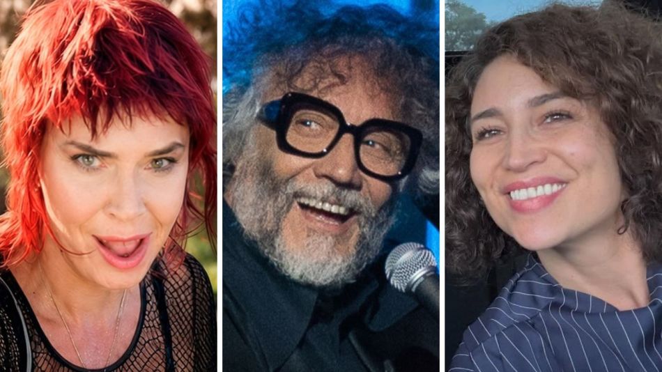 Fabiana Cantilo, Fito Páez, Julia Mengolini