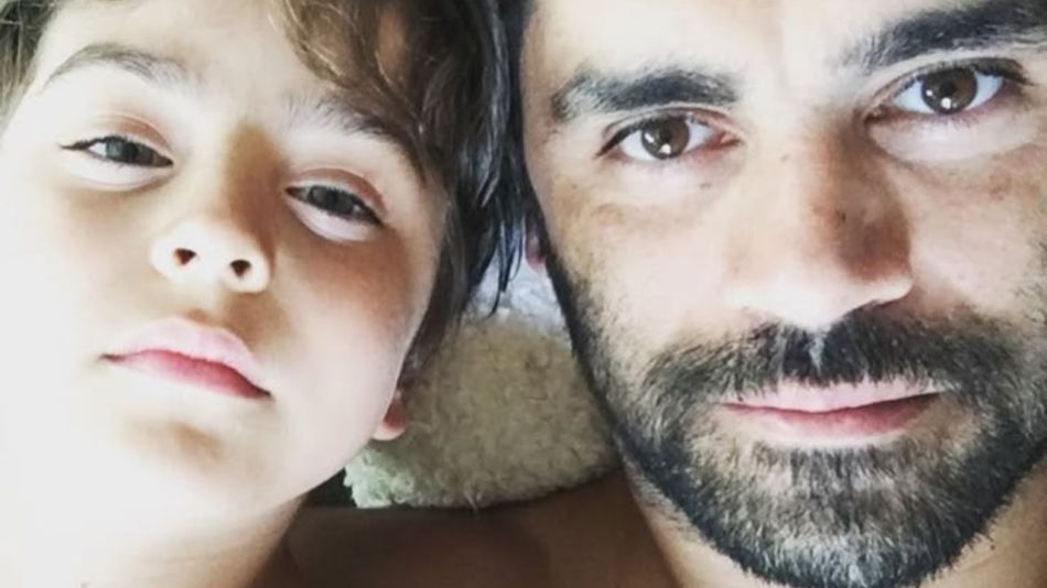 Gonzalo Heredia y su hijo Eloy