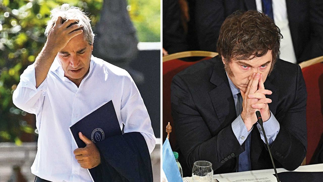 Caputo y Milei | Foto:CEDOC
