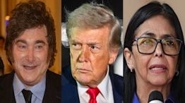Javier Milei, Trump y Delcy Rodríguez 21102026