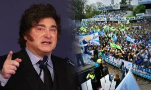 Milei - Acto militancia peronista