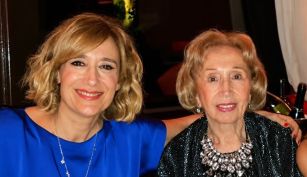 Marcela Coronel y su madre