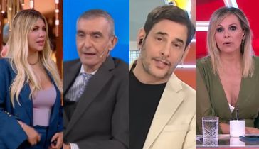 Wanda Nara, Nelson Castro, Adrián Pallares y Denise Dumas