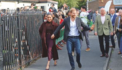 Meghan Markle y el príncipe Harry estuvieron en Nottingham