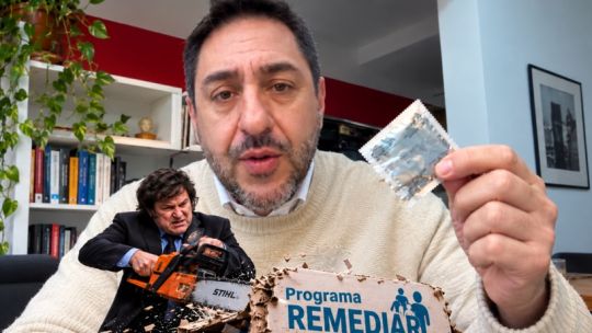 “El forro de Milei” y “la casta sos vos”: la furia del socialista Chamorro por la motosierra al Remediar