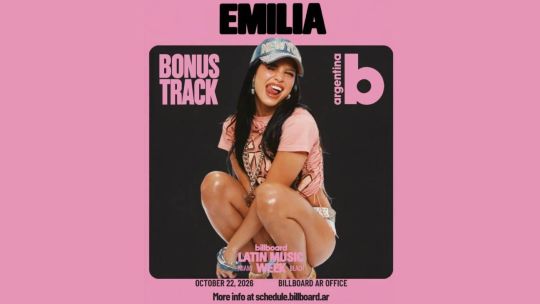 Emilia estrena Bonus Track, la nueva apuesta de Billboard Argentina desde Miami