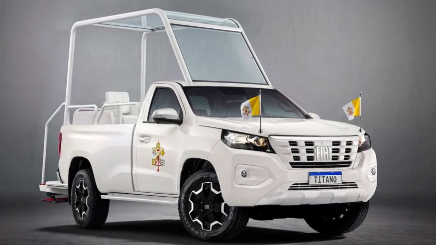La Fiat Titano será el nuevo Papamóvil del Papa León XIV