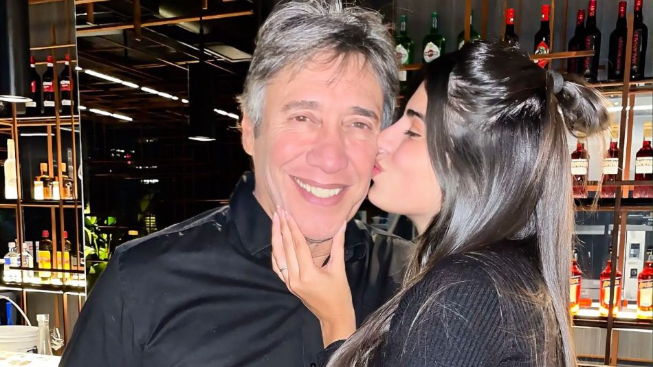 Fabián Gianola y su novia