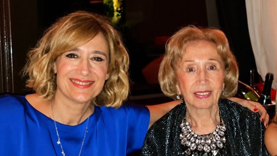 Marcela Coronel y su madre